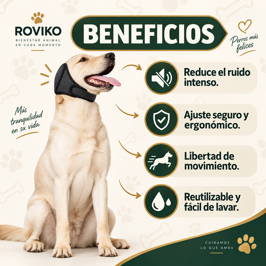 ROVIKO Protector Auditivo Para Perros ™