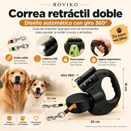 ROVIKO Correa Duo Retractil™